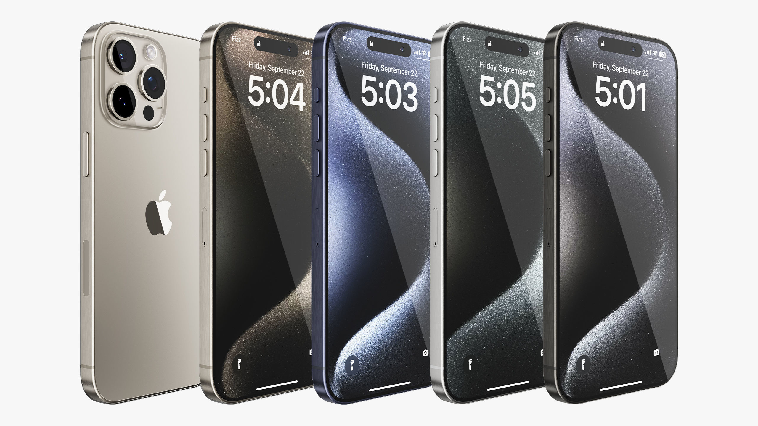 Apple iPhone 15 Pro - Pro Max Collection 3D model_1