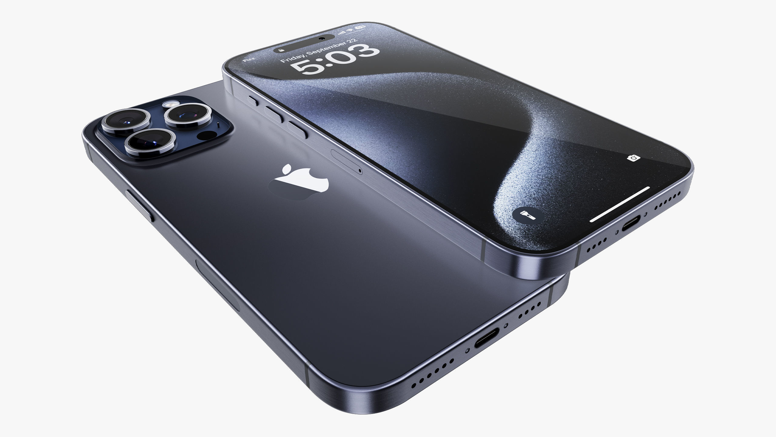 Apple iPhone 15 Pro - Pro Max Collection 3D model_51