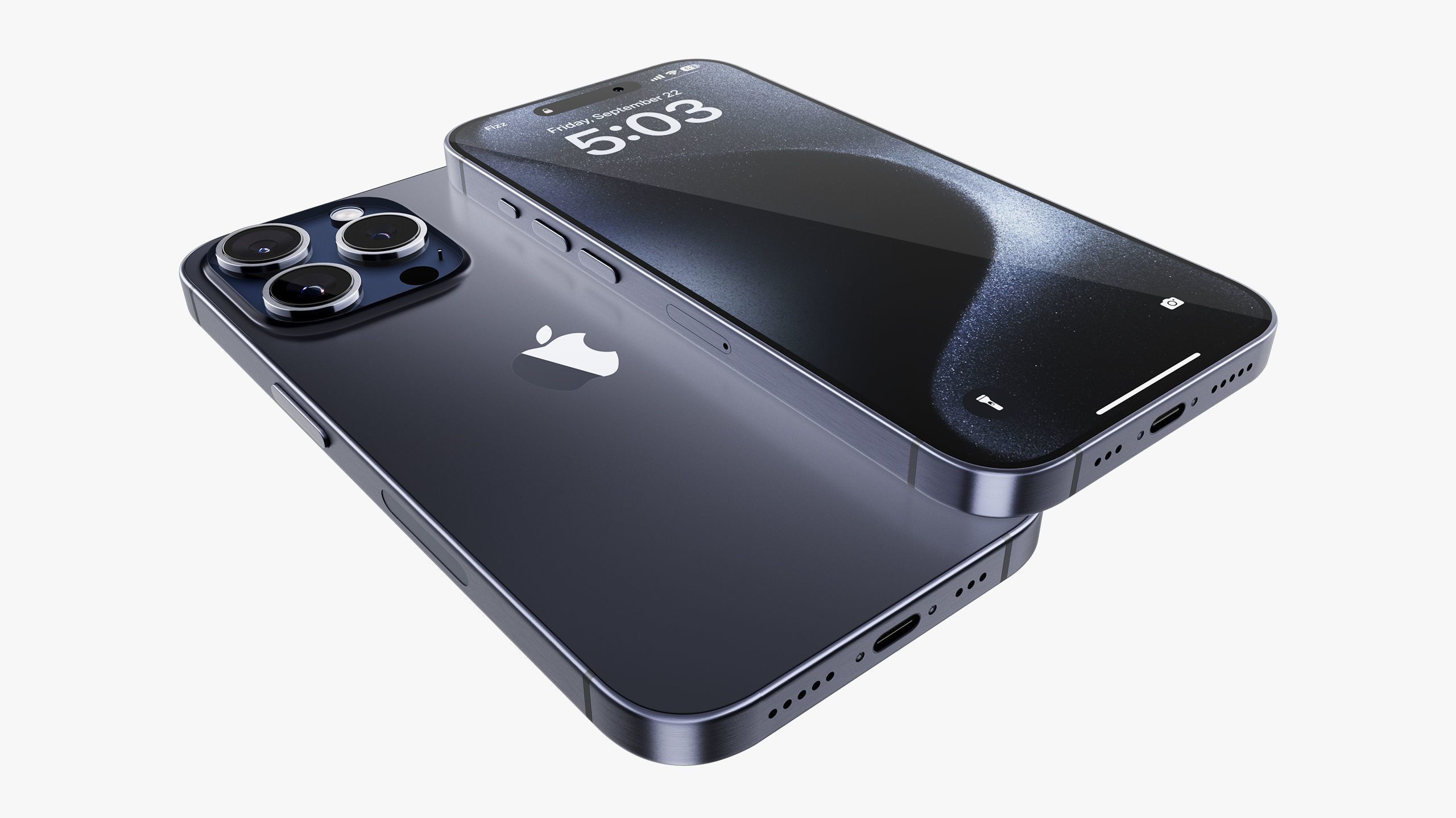 Apple iPhone 15 Pro - Pro Max Collection 3D model_52