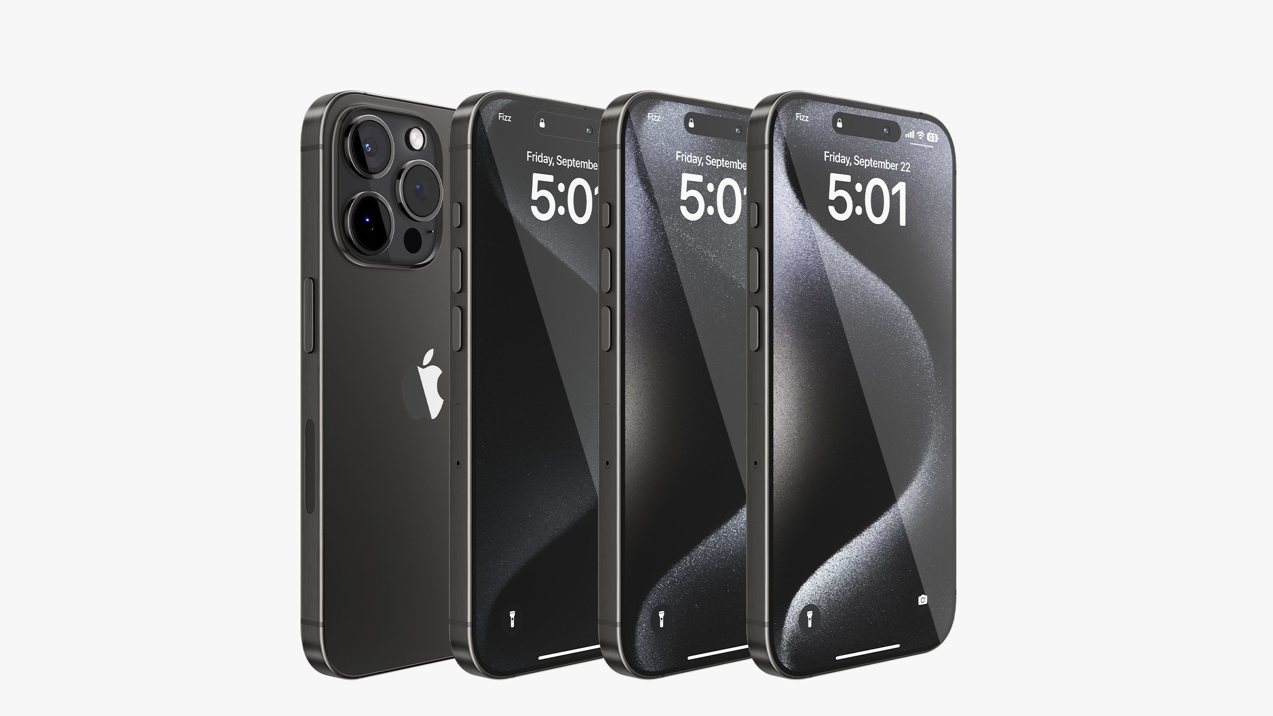 Apple iPhone 15 Pro - Pro Max Collection 3D model_6