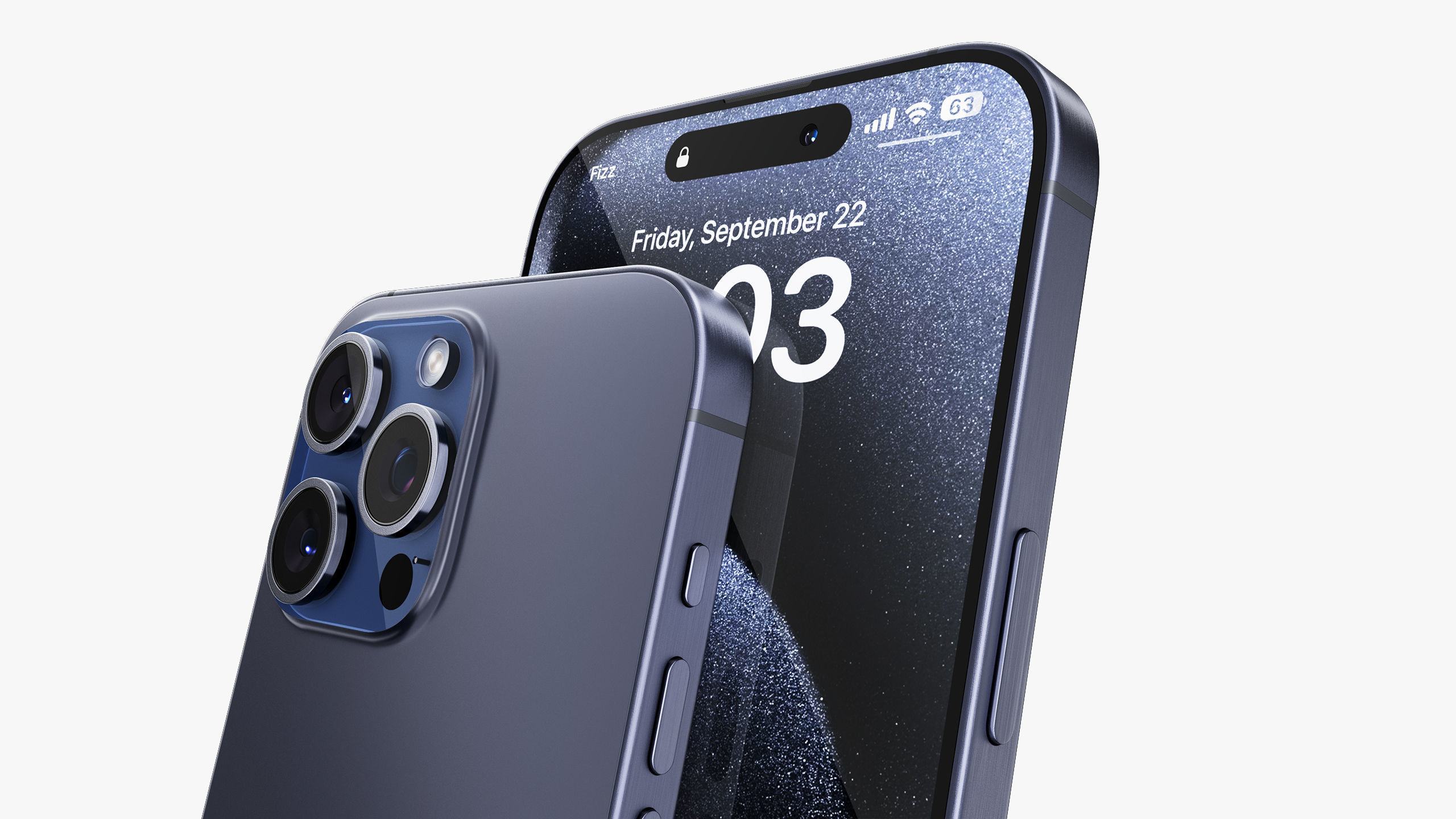 Apple iPhone 15 Pro - Pro Max Collection 3D model_45