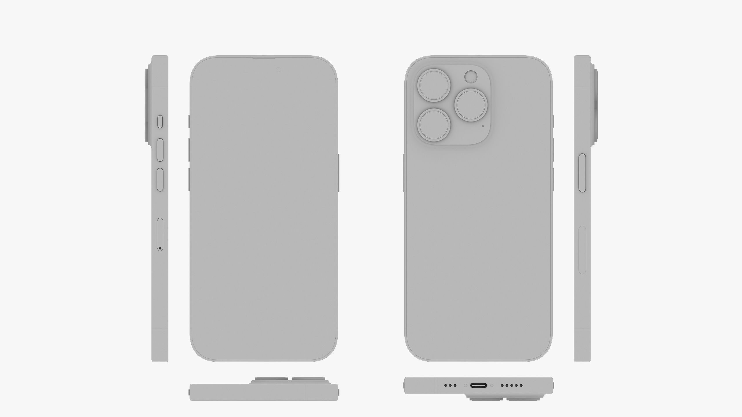 Apple iPhone 15 Pro - Pro Max Collection 3D model_70