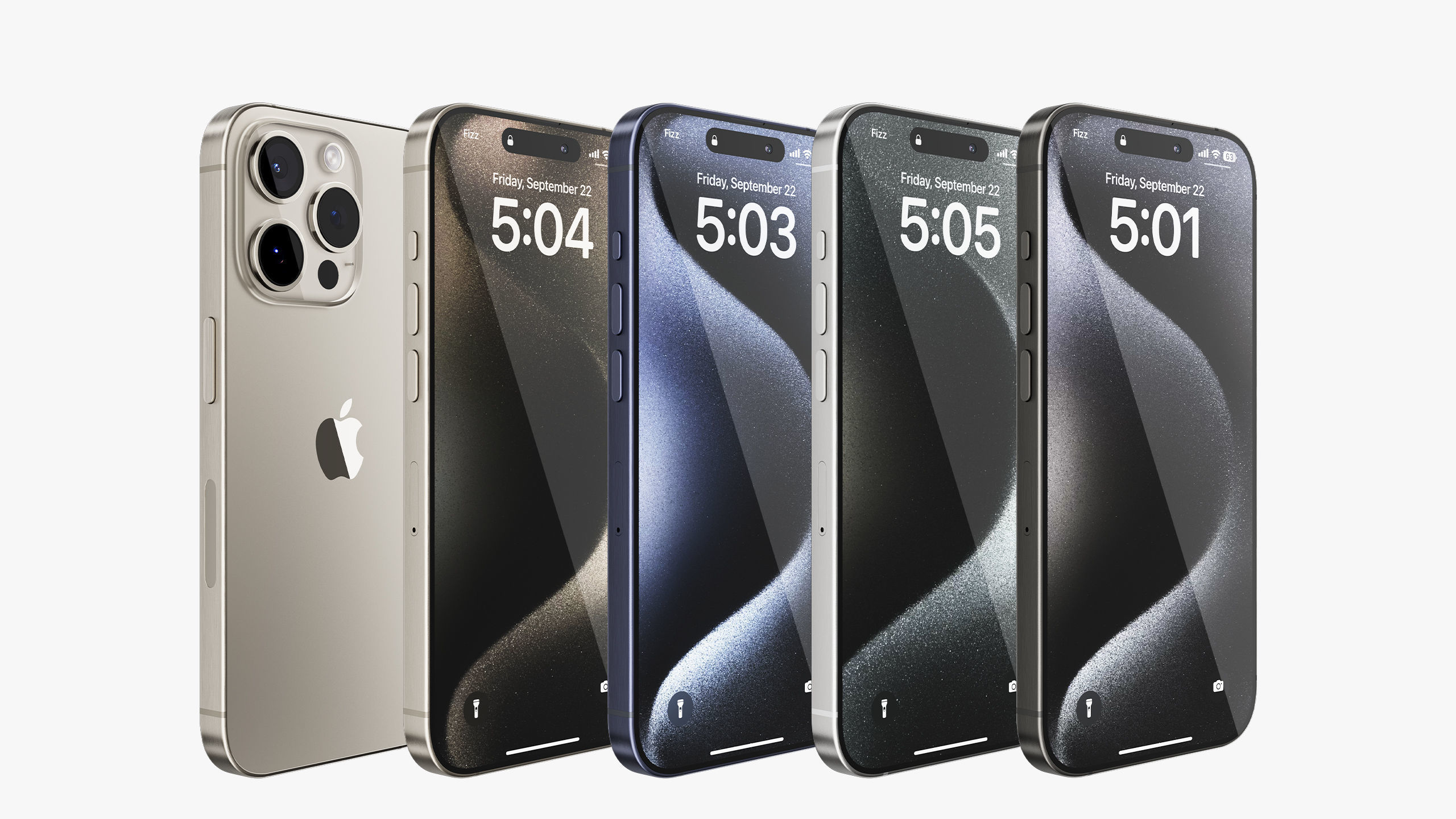 Apple iPhone 15 Pro - Pro Max Collection 3D model_2