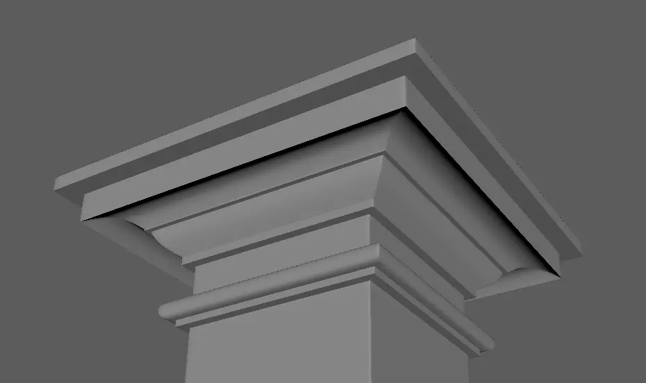 Statue Base Free 3D model_0