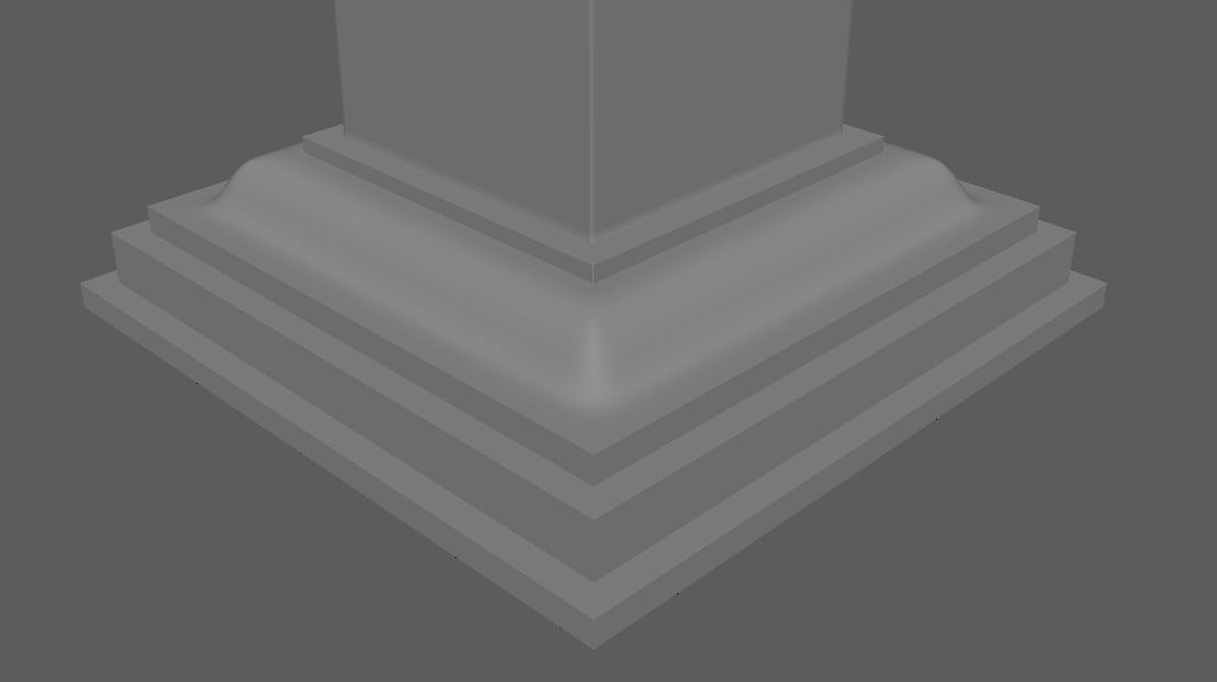 Statue Base Free 3D model_1