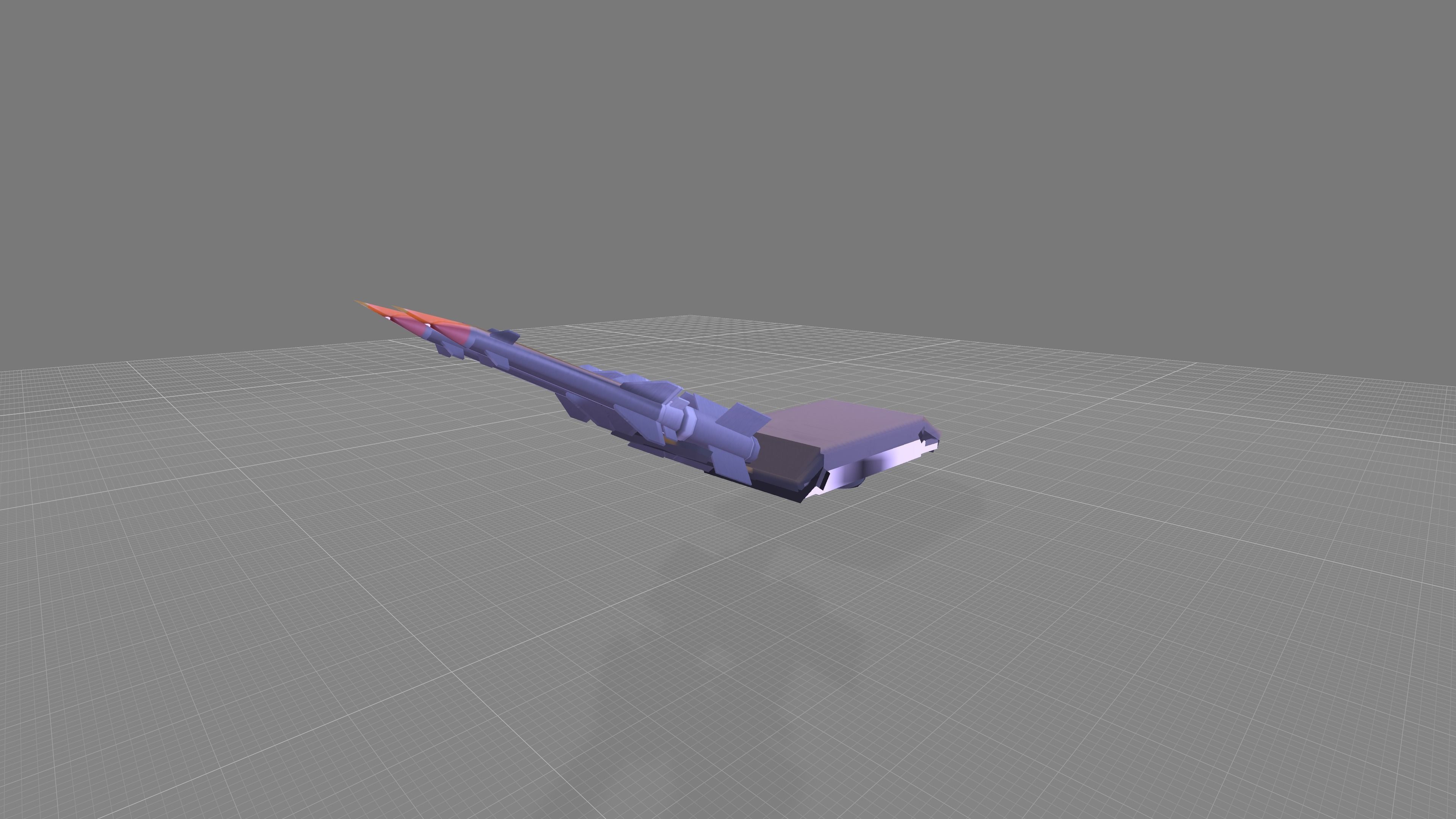 PECHORA M2 - S-125 Low-poly 3D model_4