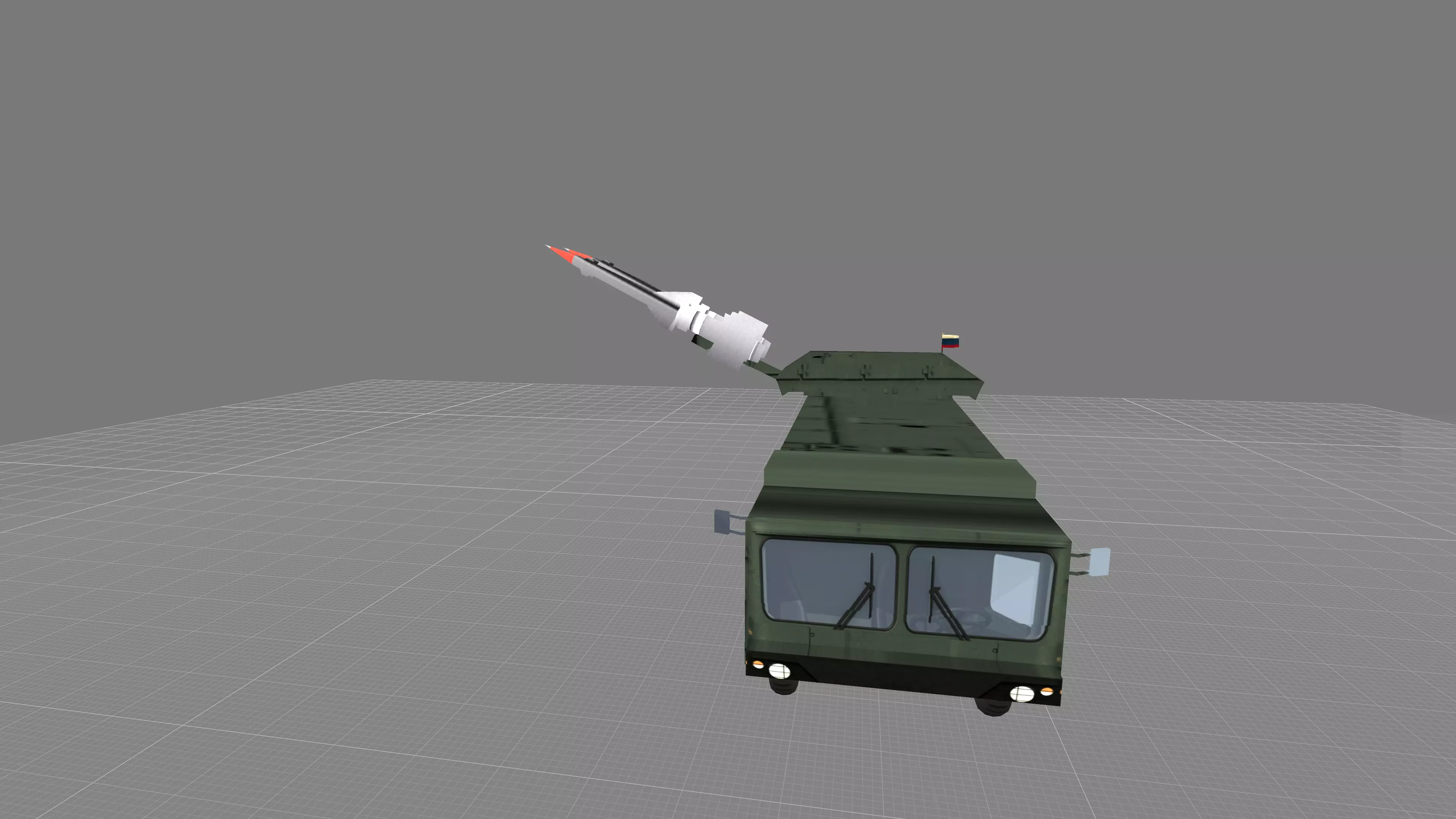 PECHORA M2 - S-125 Low-poly 3D model_0