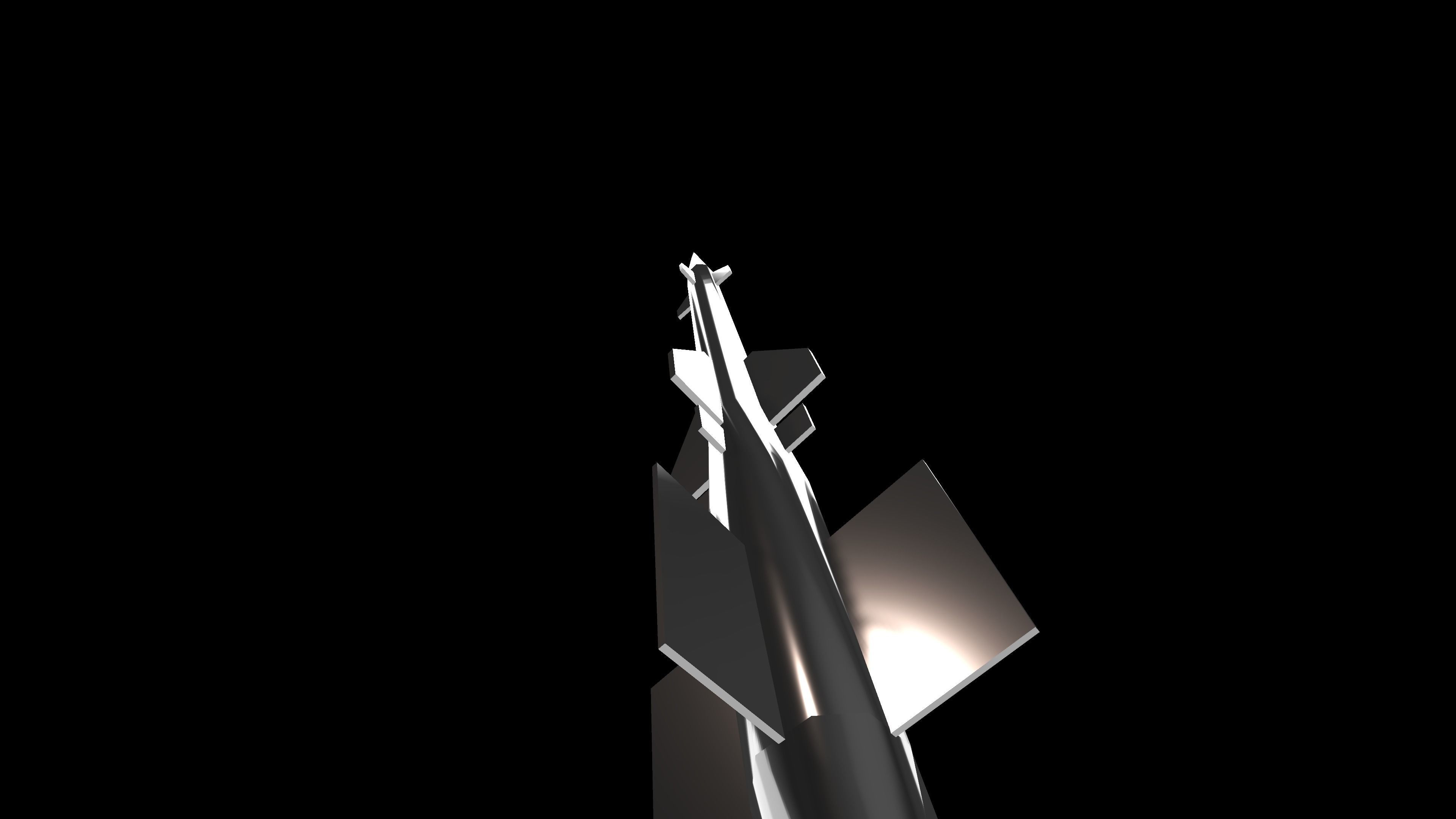PECHORA M2 - S-125 Low-poly 3D model_7