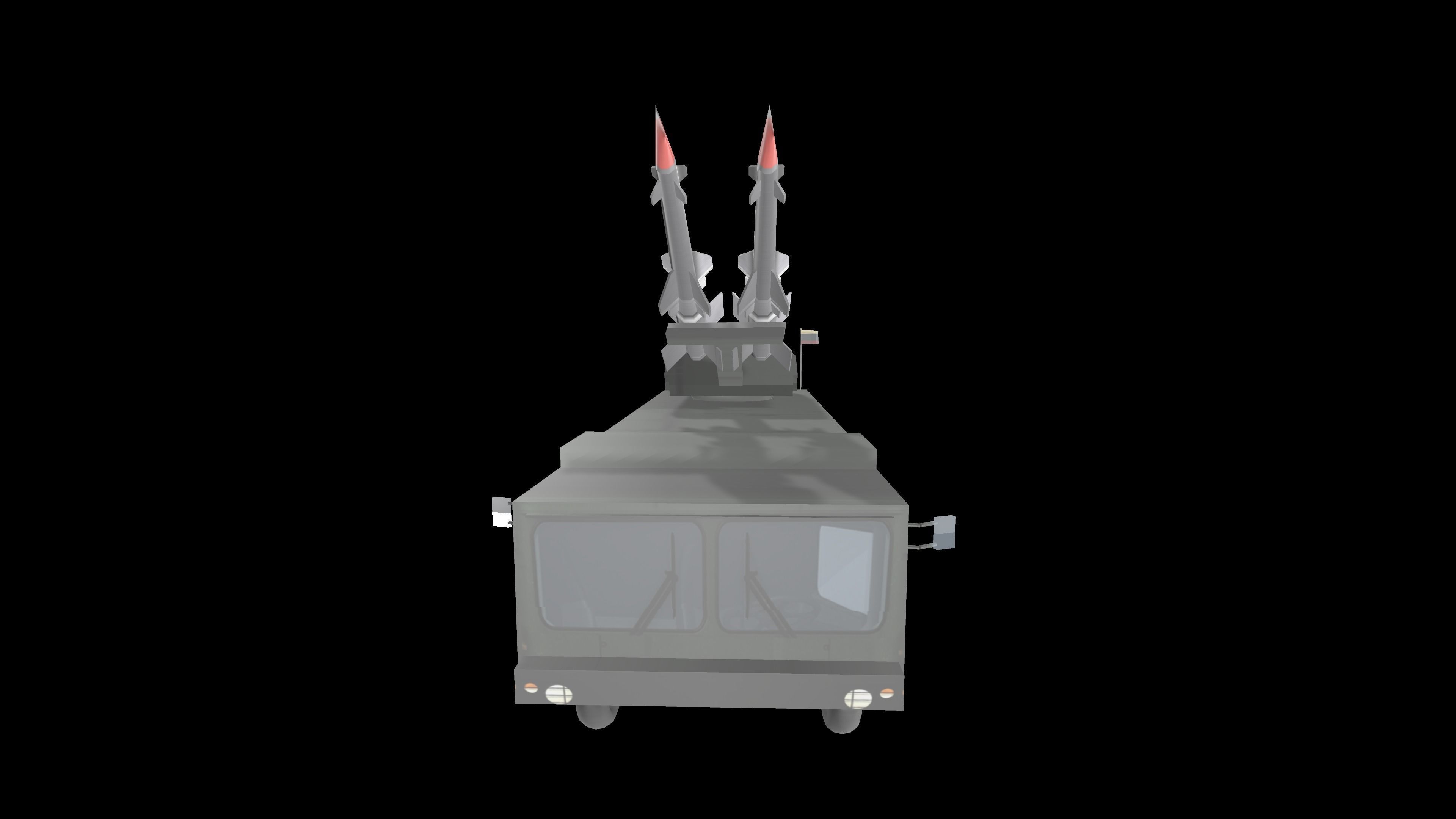 PECHORA M2 - S-125 Low-poly 3D model_15