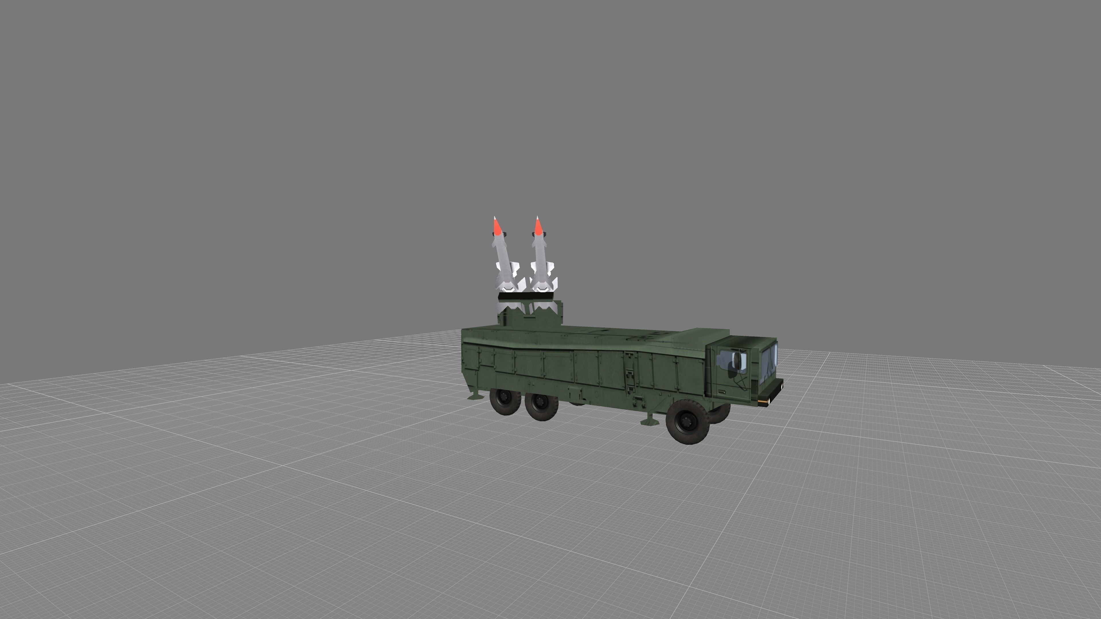 PECHORA M2 - S-125 Low-poly 3D model_11