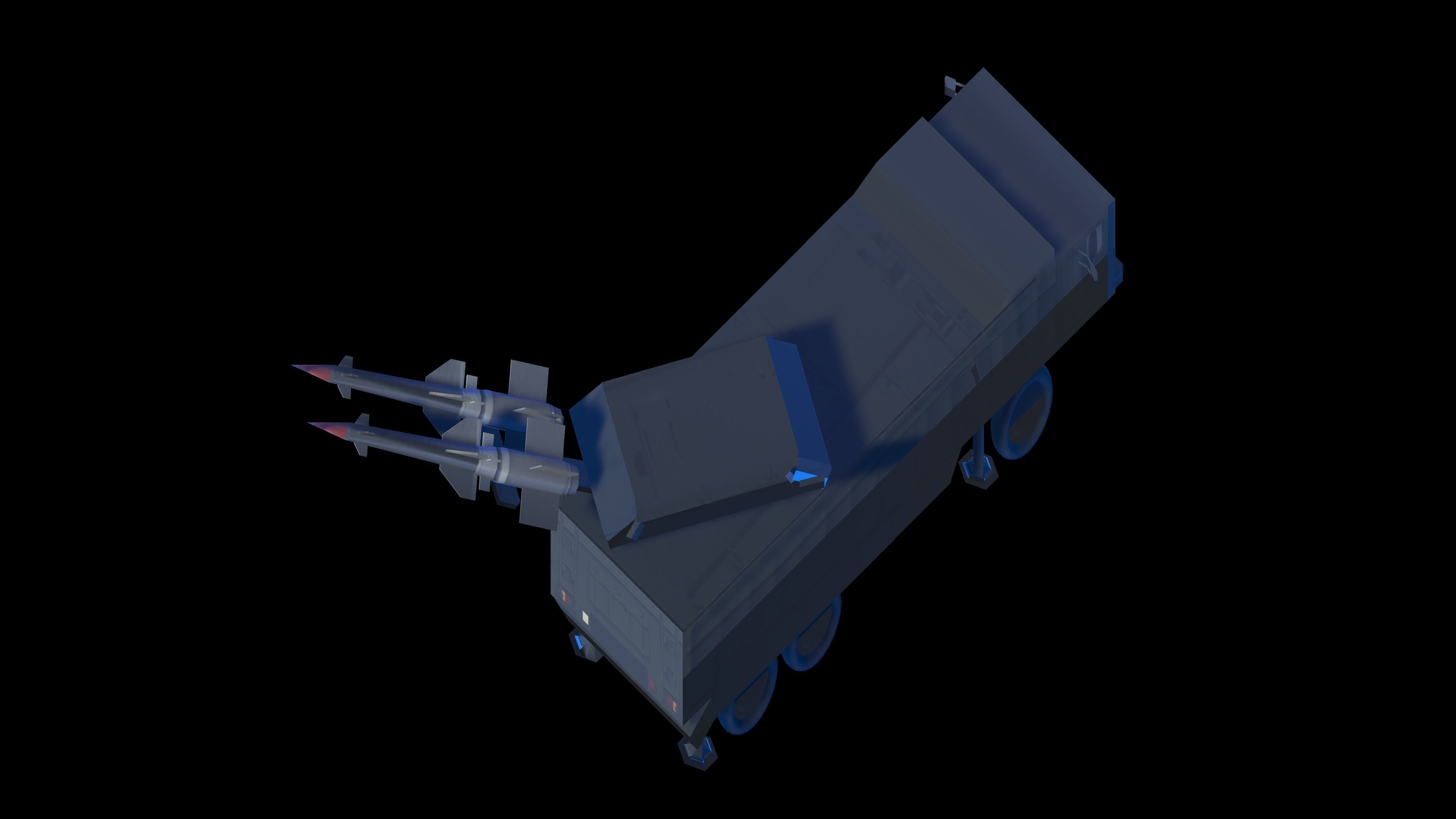 PECHORA M2 - S-125 Low-poly 3D model_16