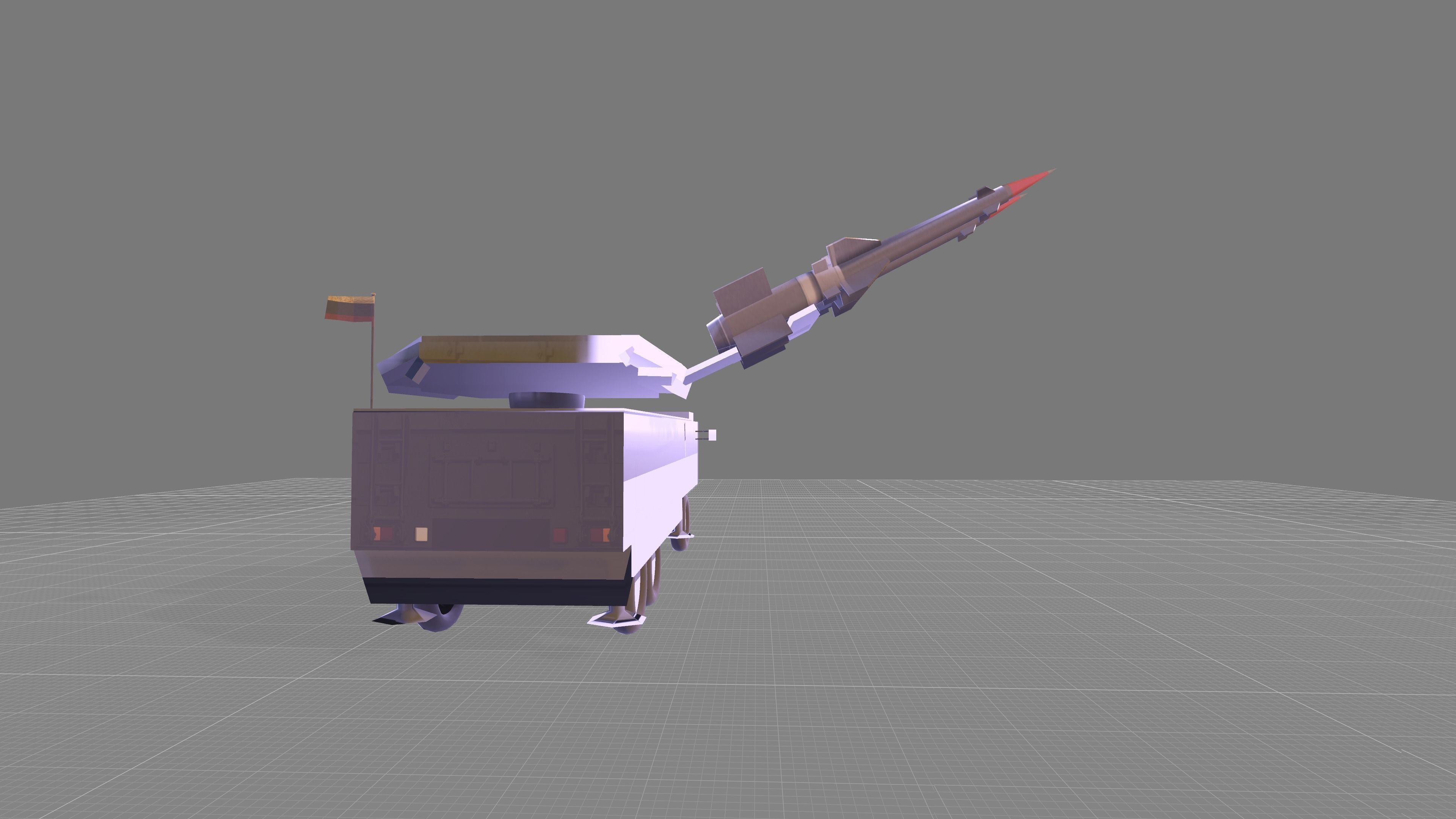 PECHORA M2 - S-125 Low-poly 3D model_1