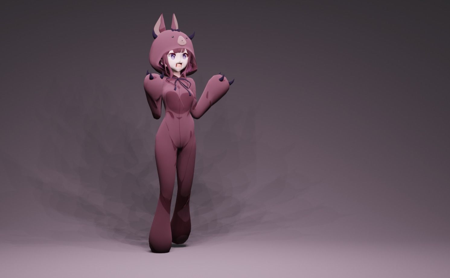 Anime Character - Unique 11 3D model_1