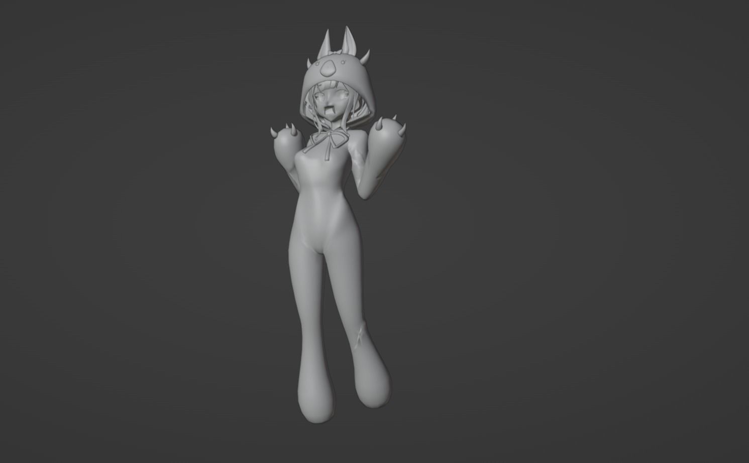 Anime Character - Unique 11 3D model_10
