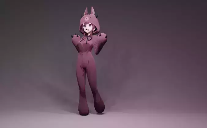 Anime Character - Unique 11 3D model