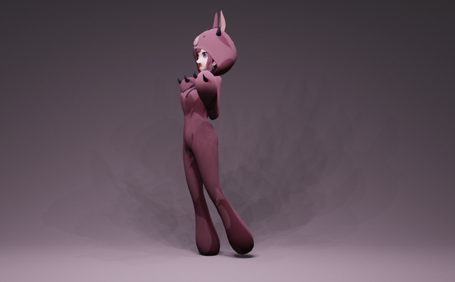 Anime Character - Unique 11 3D model_7