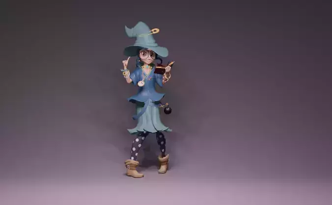 Anime Character - Witchy Woman