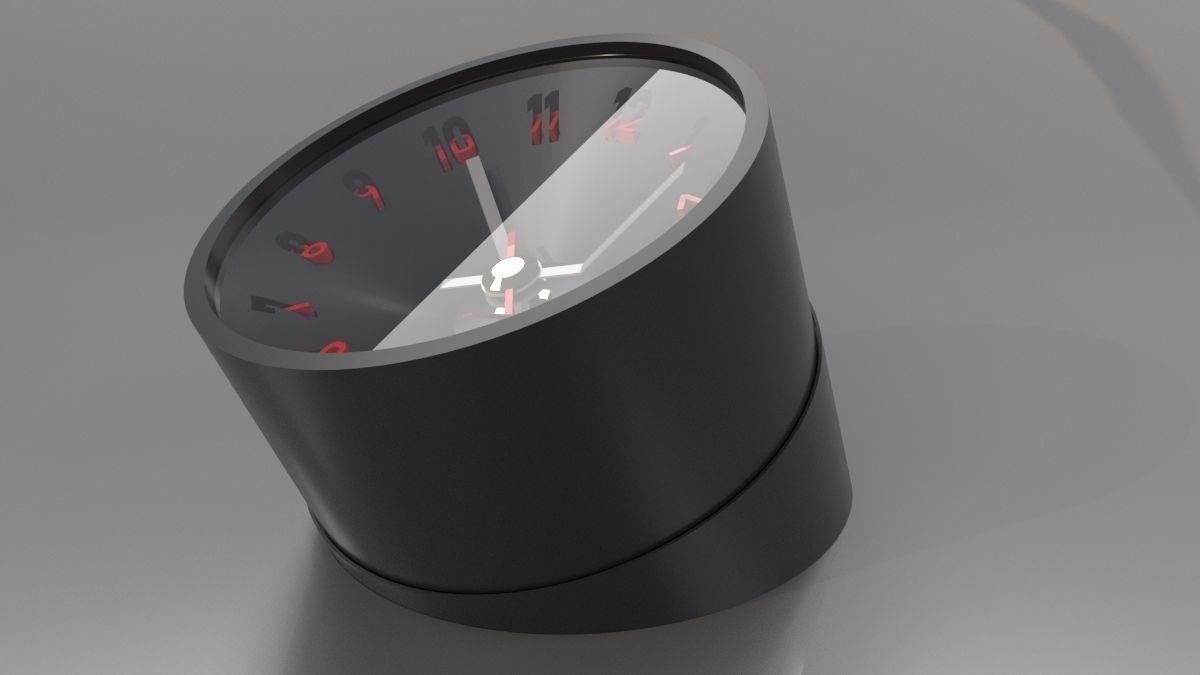 Clock A03 114 mm Printable 3D print model_3