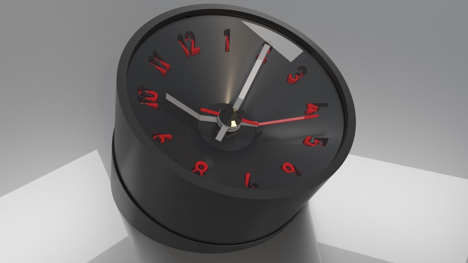 Clock A03 114 mm Printable 3D print model_1