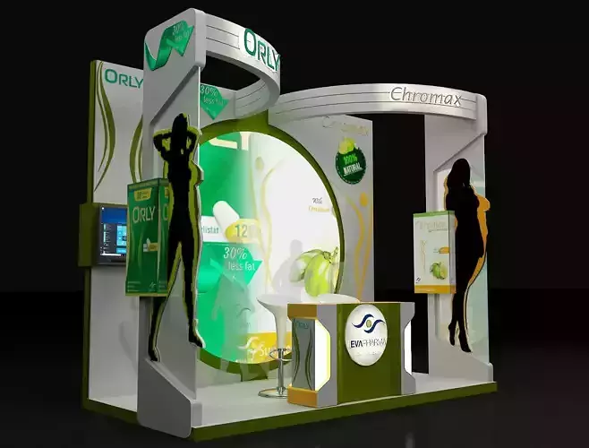  Booth Exhibition Stand a267b