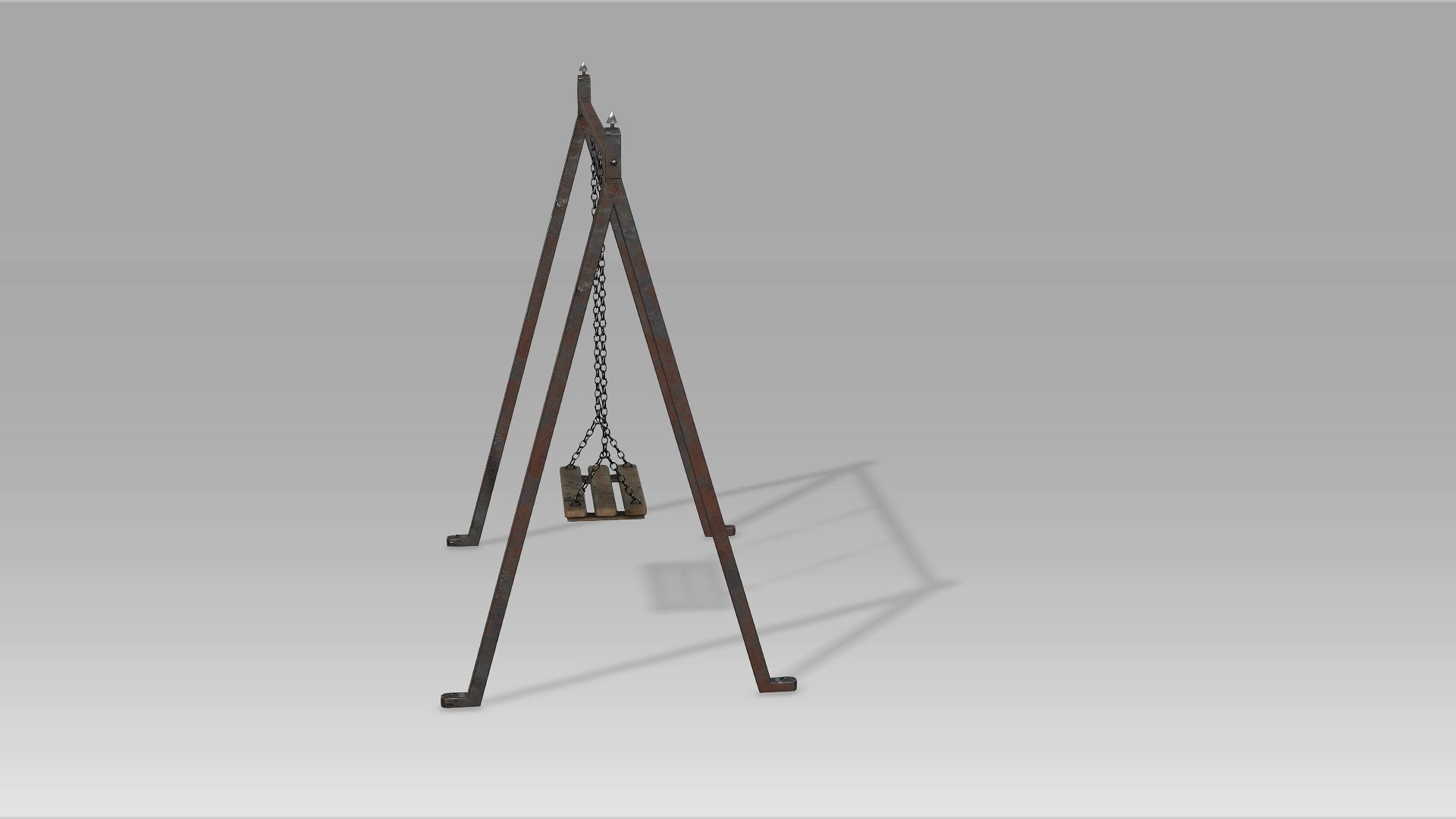 Old swing 3D model_3