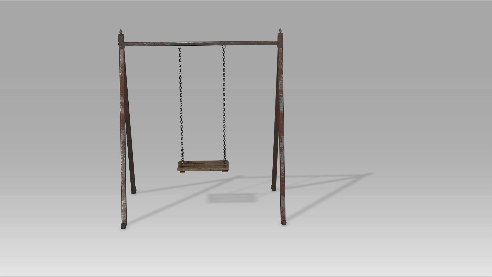 Old swing 3D model_2