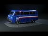 Game-ready Low-Poly model UAZ 452 Low-poly 3D model_1