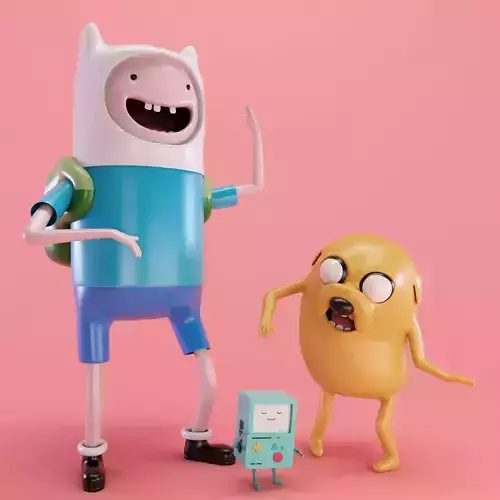 Adventure Time 3D model