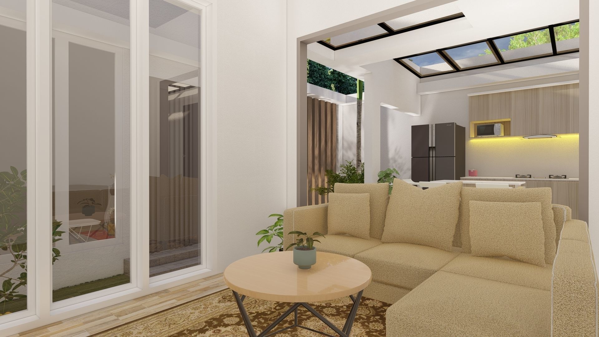 open space house  3D model_2