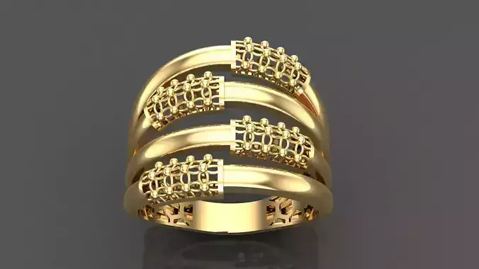 Women diamond ring 3dm stl render 3D Model Collection nemara 1 