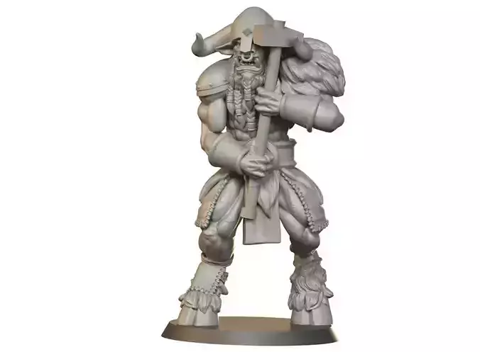 Bull warrior hammer 3D print model