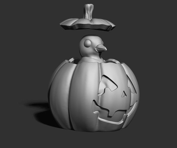 Halloween penguin chick 3D print model