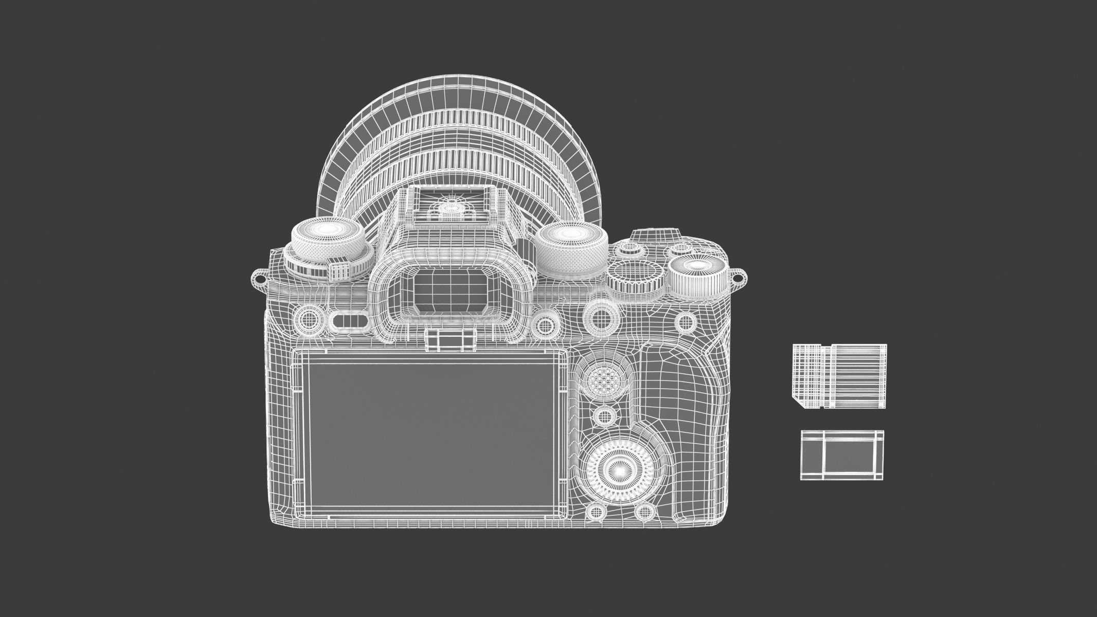 Sony Alpha A1 with Lens 3D model_21