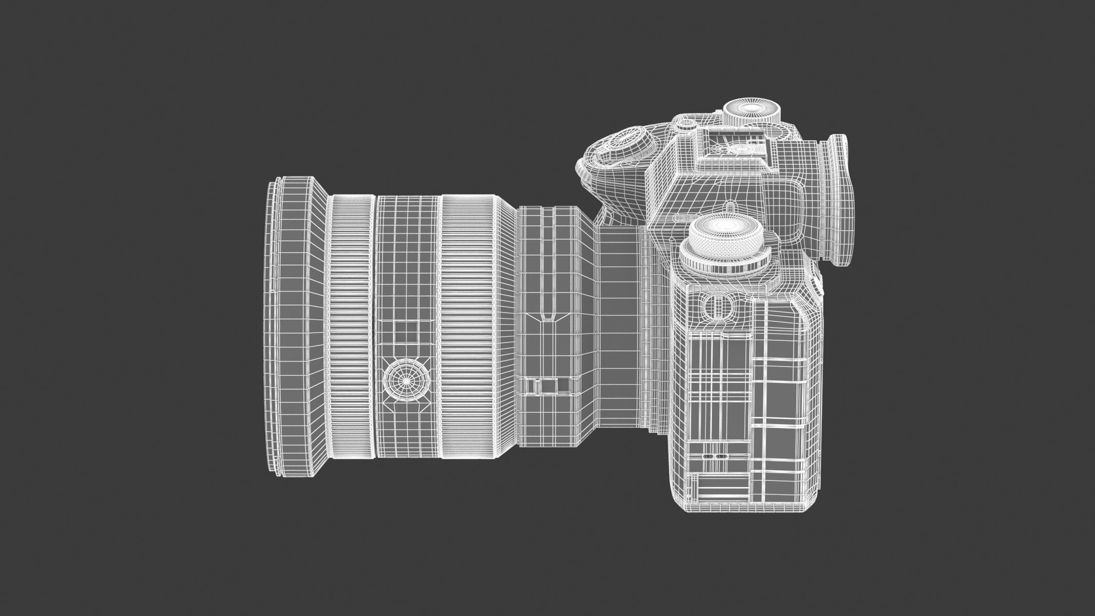 Sony Alpha A1 with Lens 3D model_28