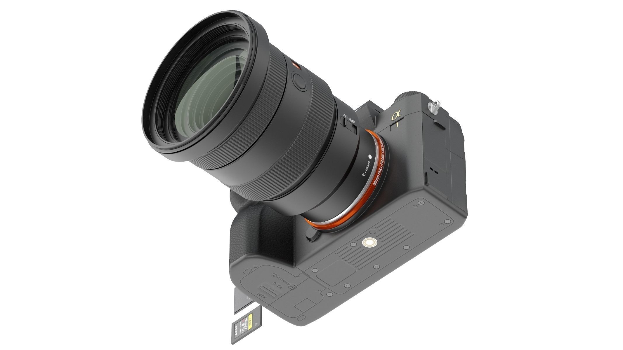 Sony Alpha A1 with Lens 3D model_15