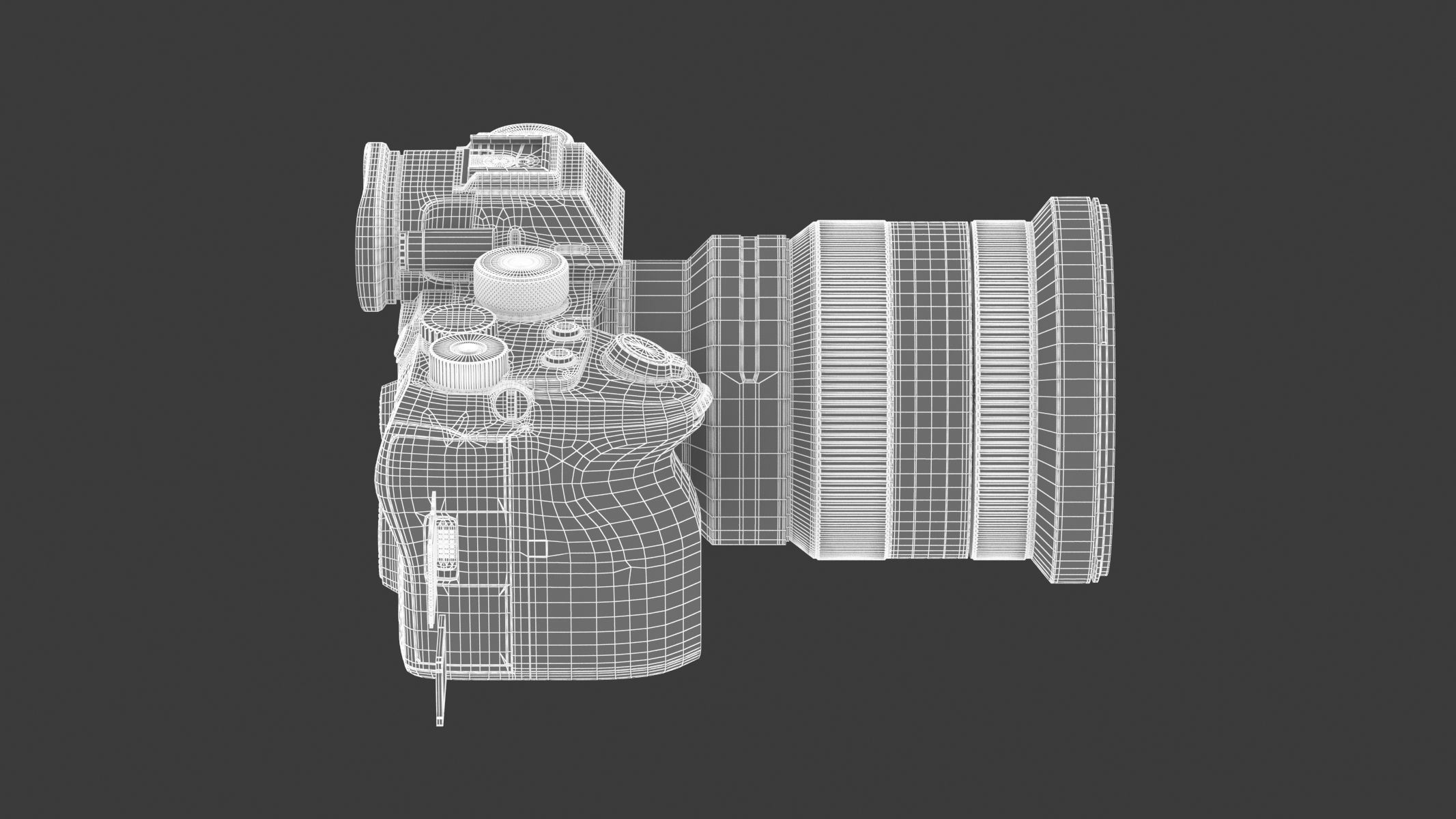 Sony Alpha A1 with Lens 3D model_22