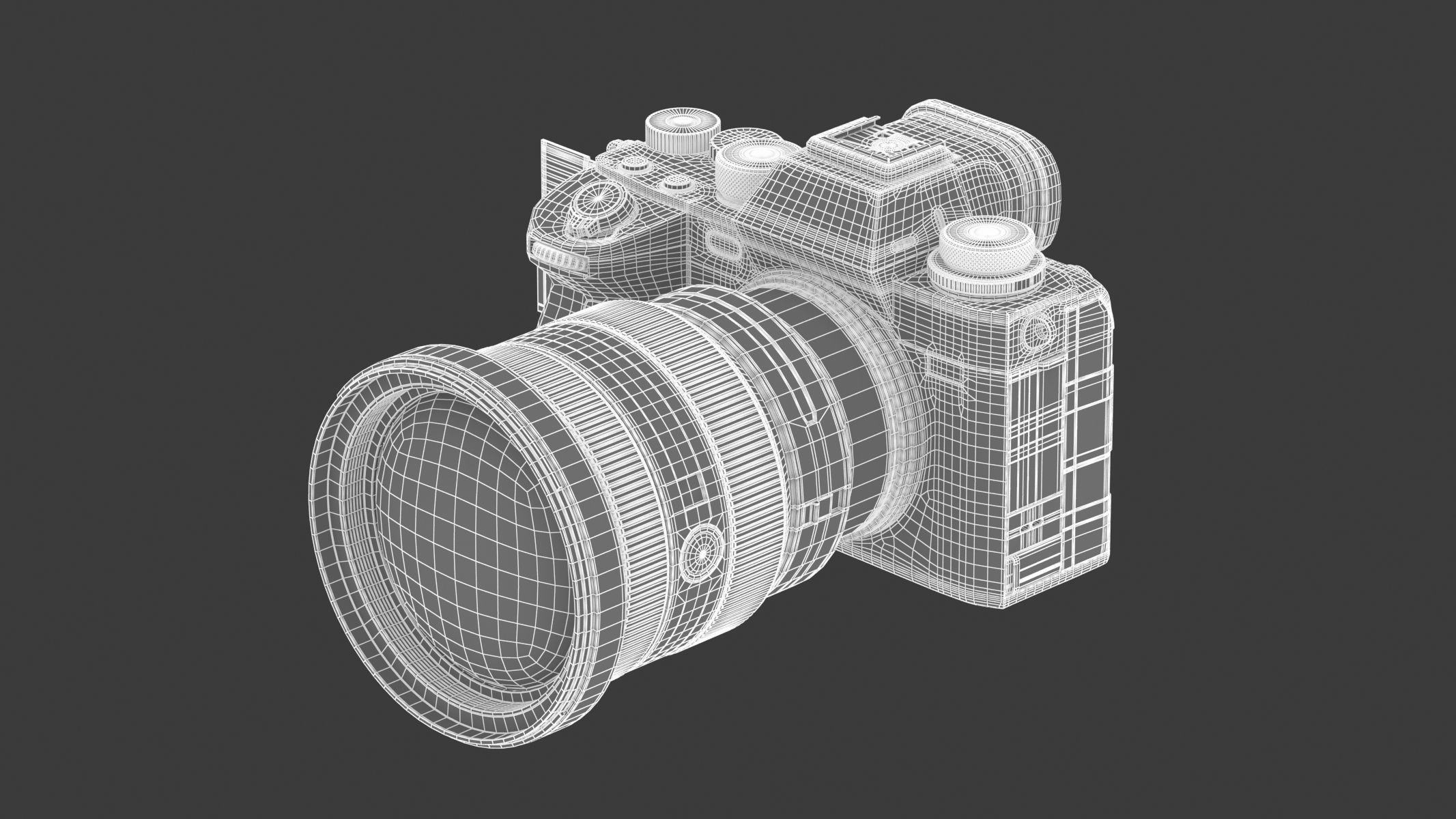 Sony Alpha A1 with Lens 3D model_29