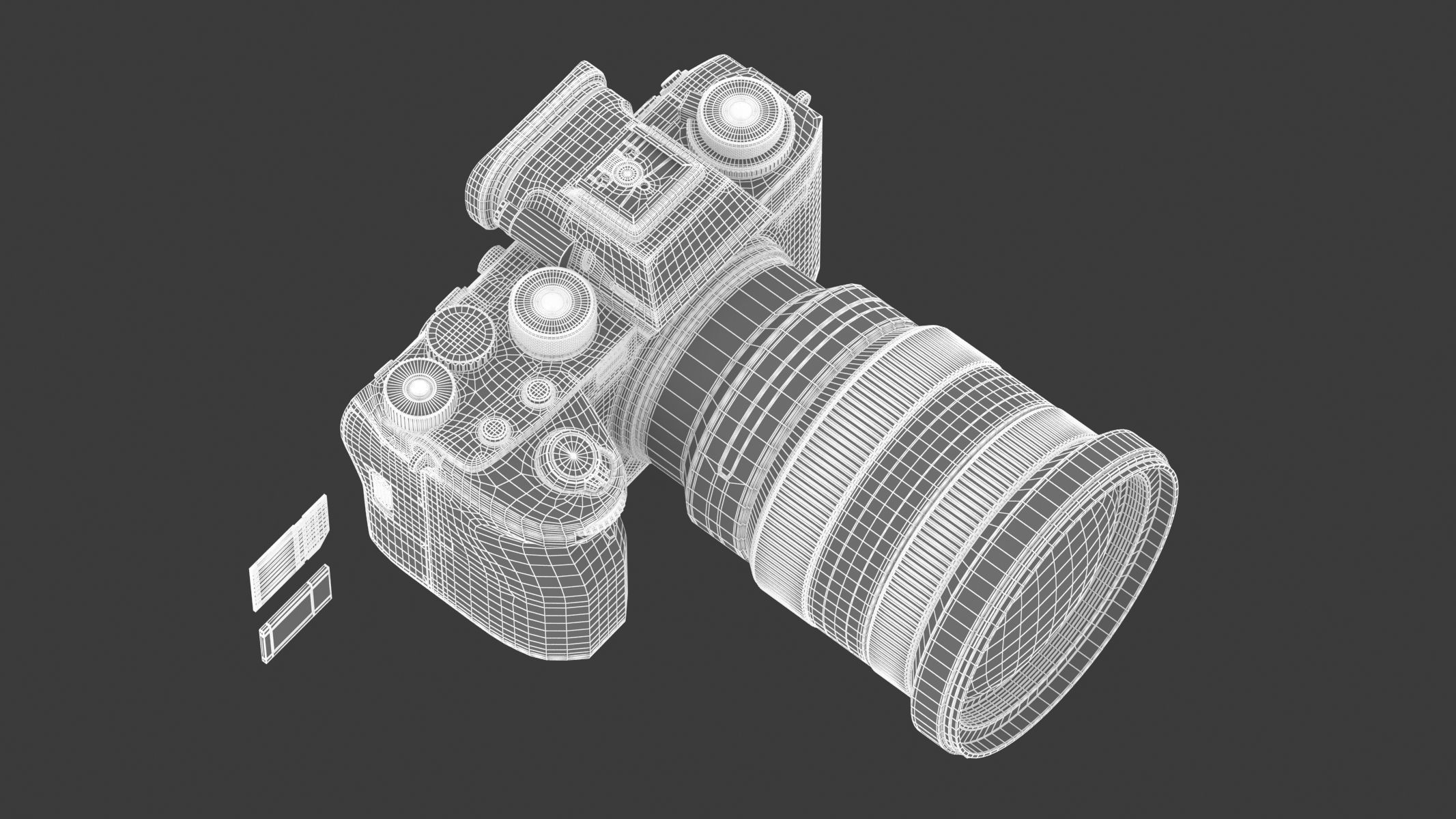 Sony Alpha A1 with Lens 3D model_30