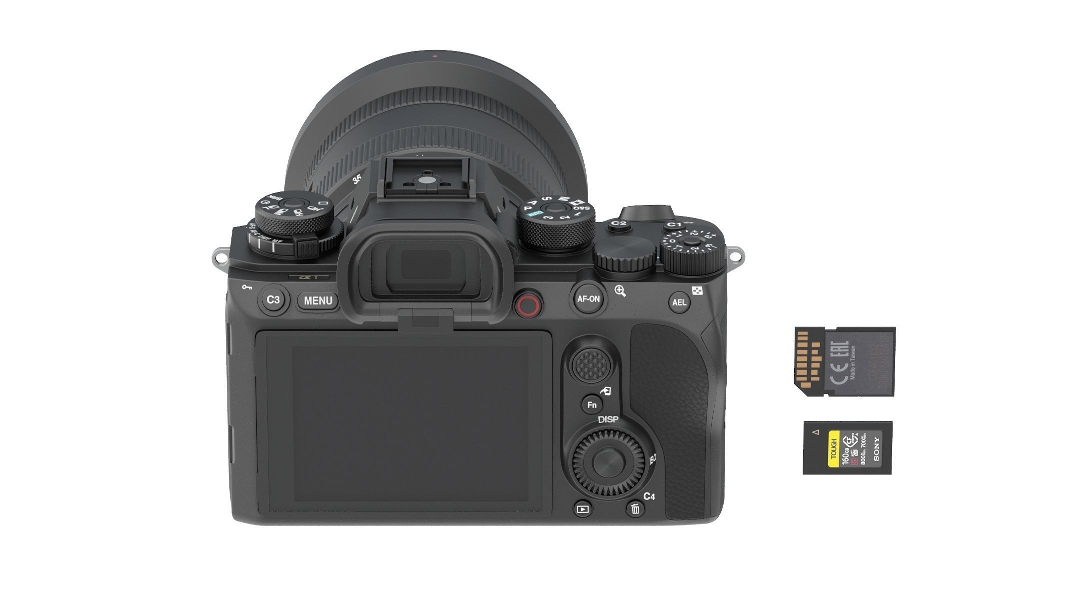Sony Alpha A1 with Lens 3D model_3