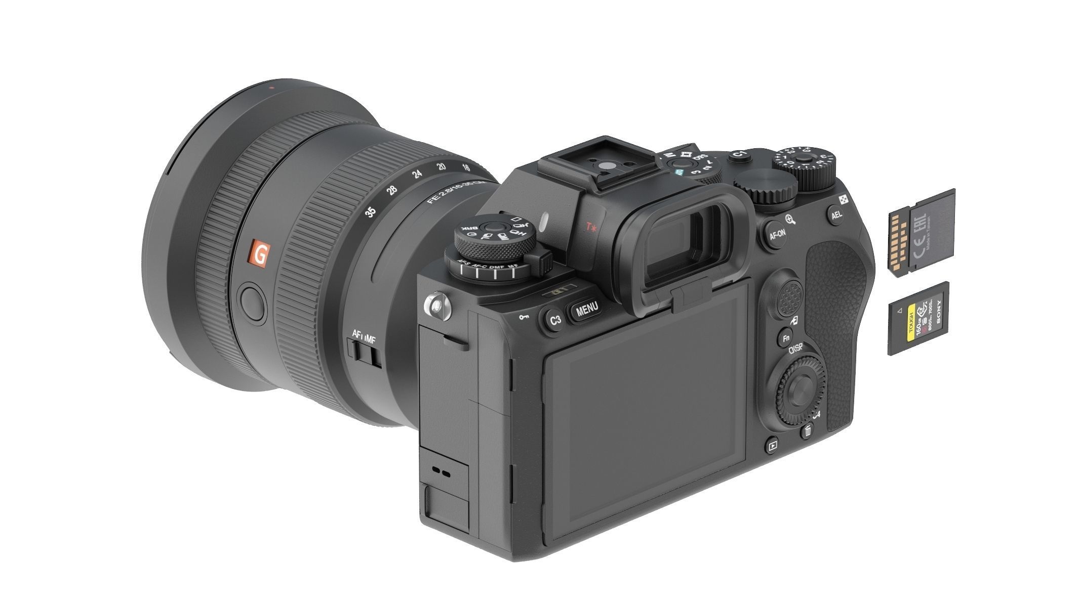 Sony Alpha A1 with Lens 3D model_8