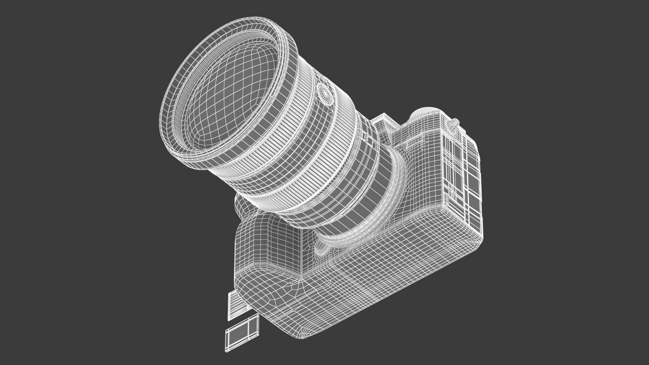 Sony Alpha A1 with Lens 3D model_31