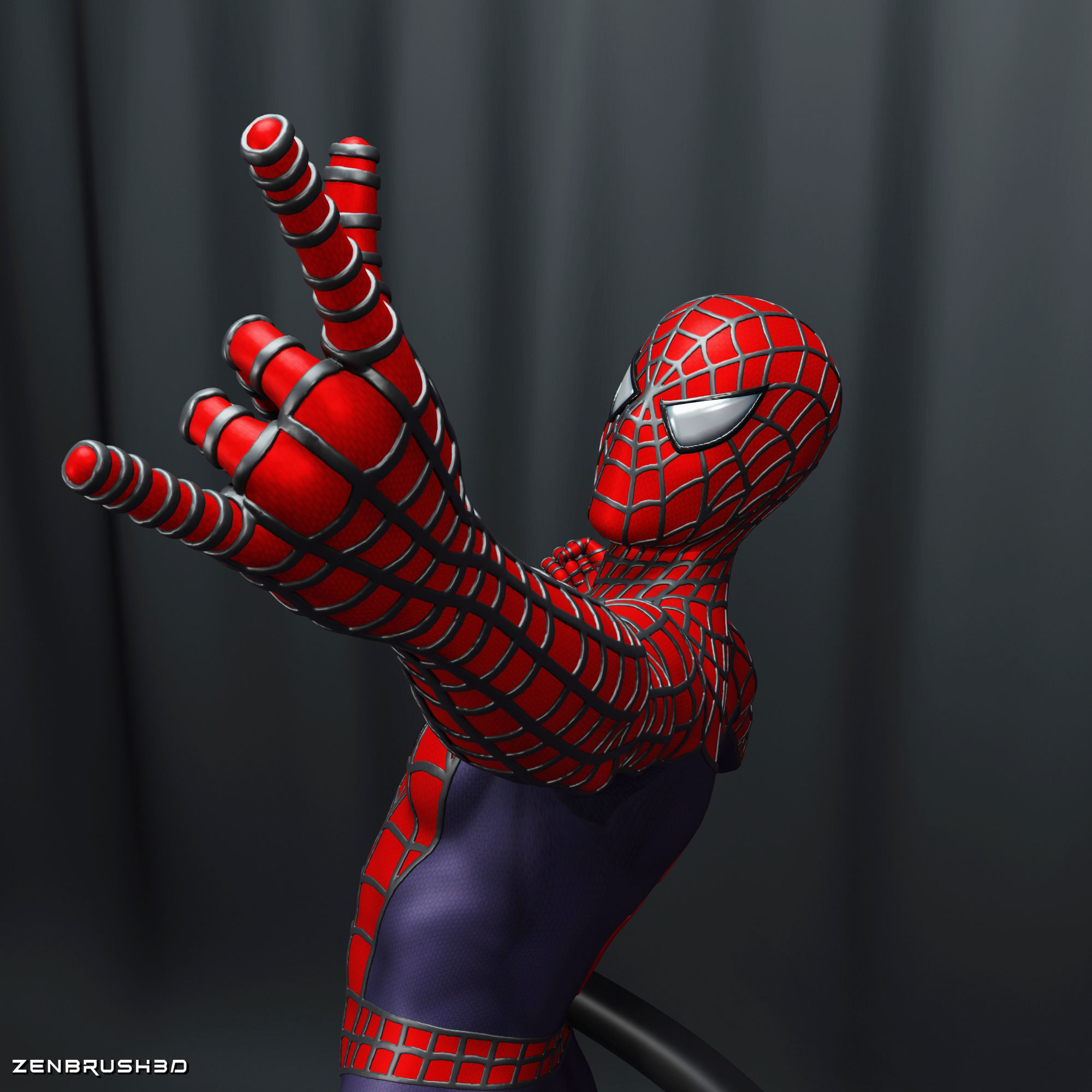 SPIDERMAN - SAM RAIMI STL - 3D PRINTING 3D print model_3