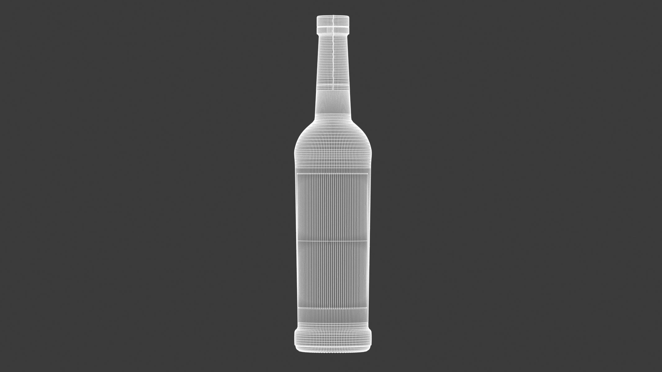 Xante Liqueur Bottle 3D model_5