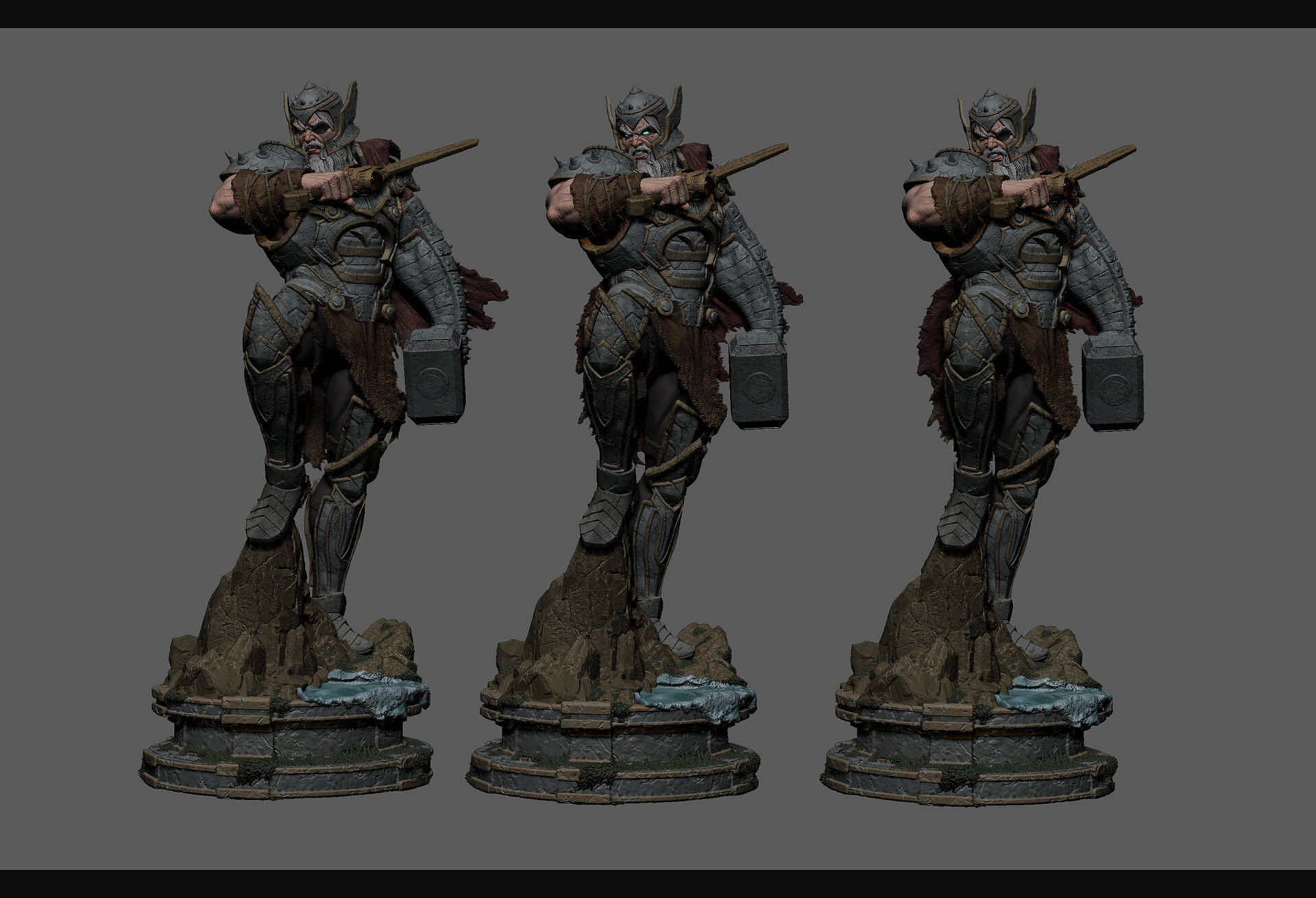 King Thor 3D Print 3D print model_11