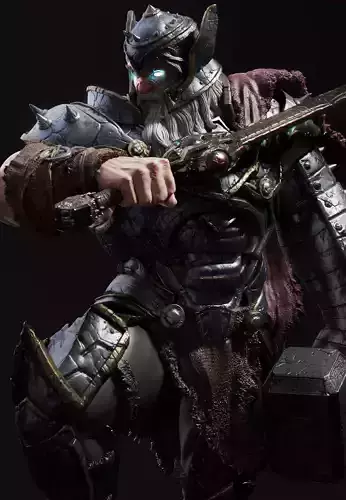 King Thor 3D Print 3D print model