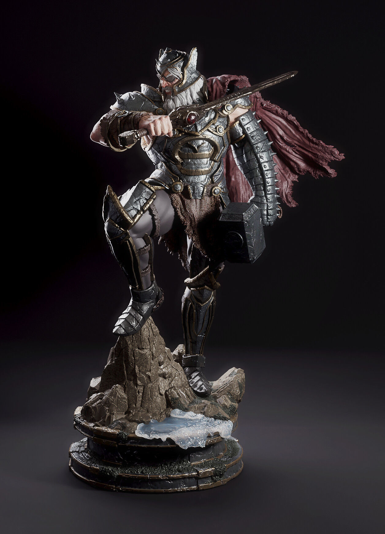 King Thor 3D Print 3D print model_4