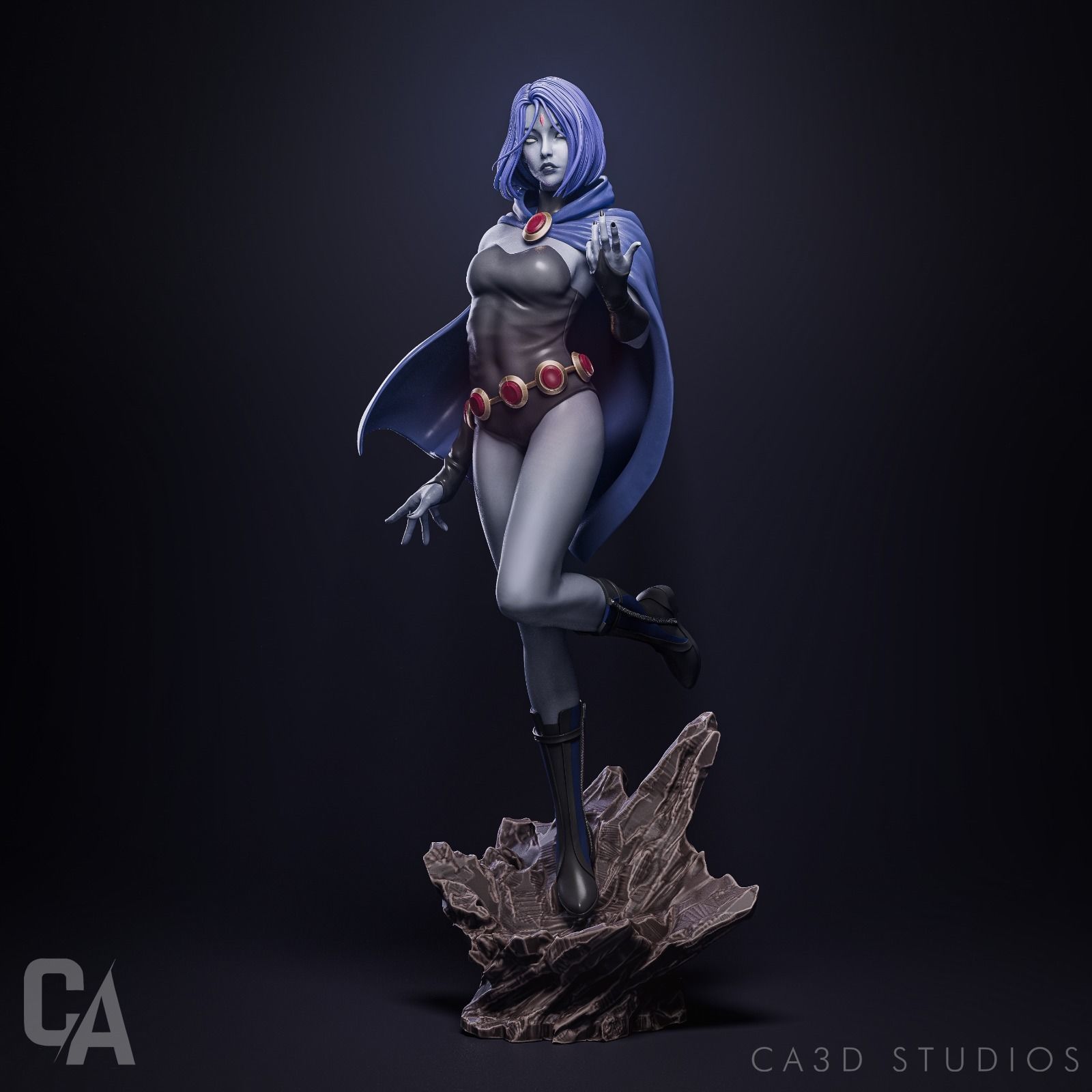 Raven - Teen Titan  3D Print 3D print model_1