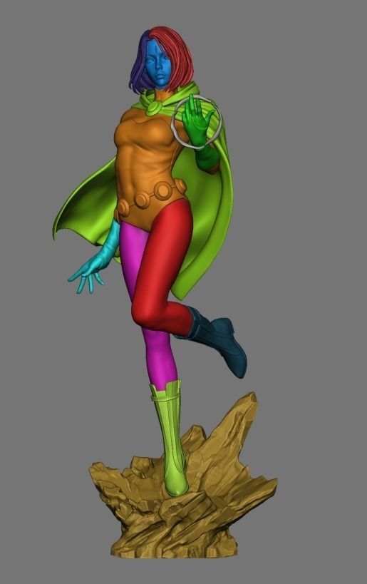 Raven - Teen Titan  3D Print 3D print model_7