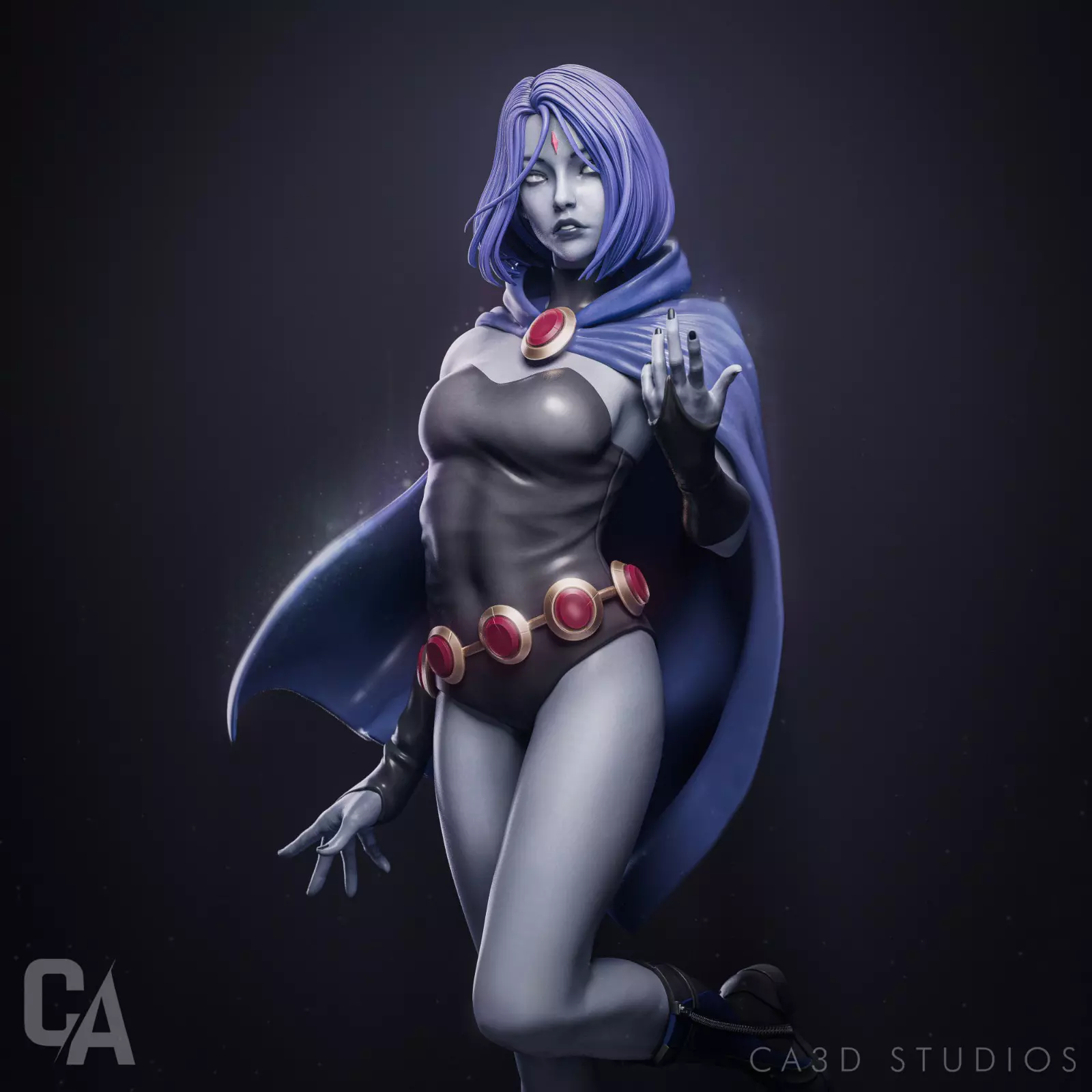 Raven - Teen Titan  3D Print 3D print model_0