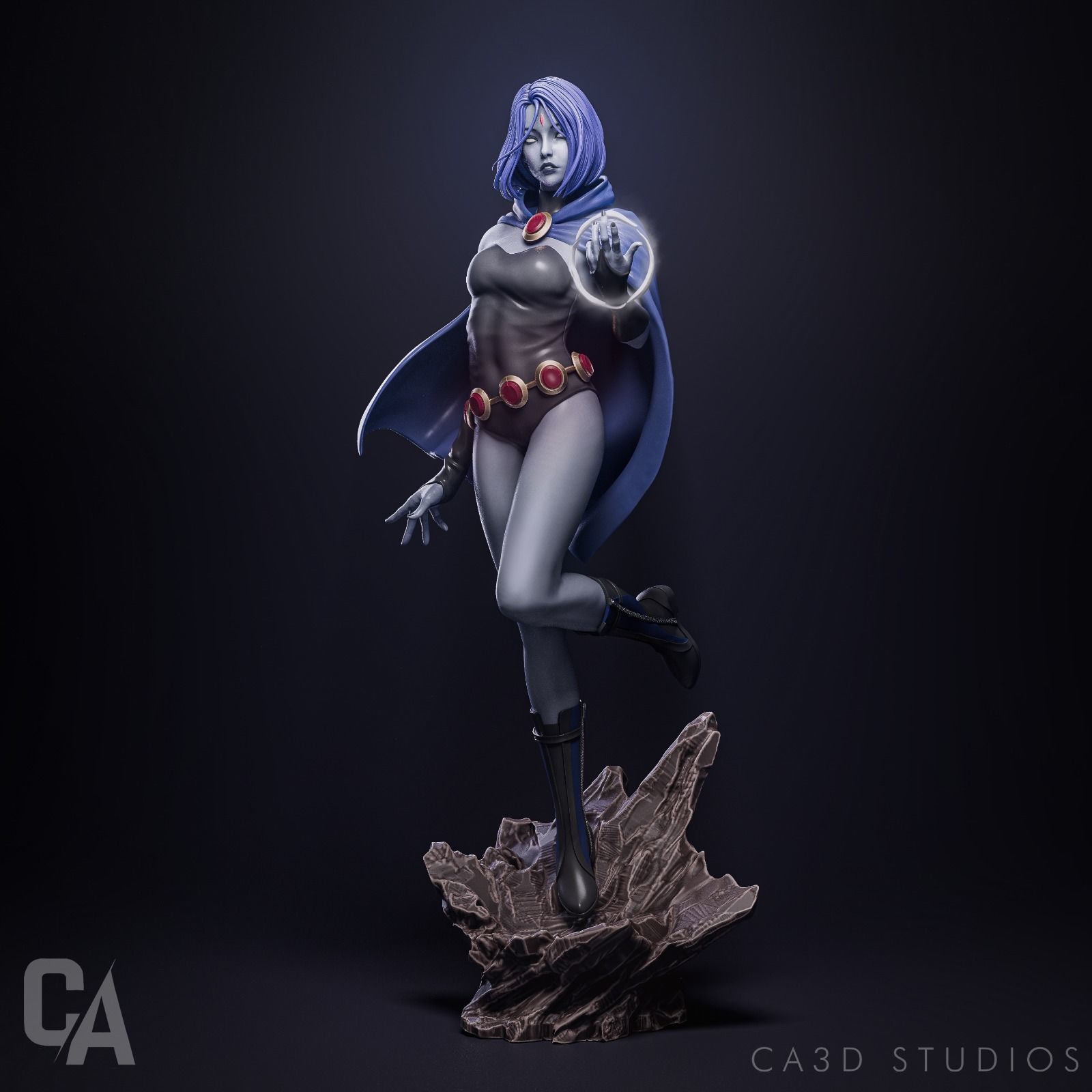 Raven - Teen Titan  3D Print 3D print model_2